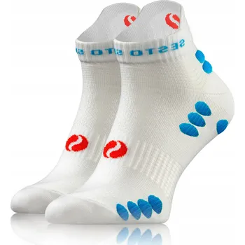 Pánské ponožky Běžecké ponožky Sesto Senso 43-46 bílé