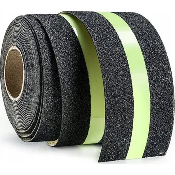 Lepicí páska 2 KUSY Protiskluzová páska na schody svítící 5 m x 5 cm