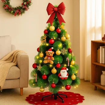Vánoční stromek Umělý Vánoční Stromek 120 cm Borovice Vánoční Dekorace pro Rodinné Oslavy