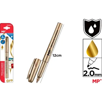 MP Popisovač permanentní na blistru Zlatý