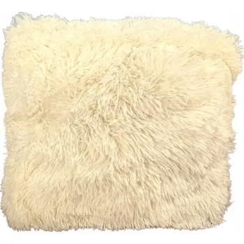 Polštář Dekorační Polštář SMUKEE SHAGGY 40 x 40 cm ECRU 361