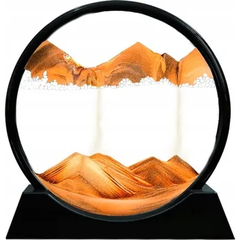 Obraz OBRAZ Z PIASKU 7 CALI RUCHOME OBRAZY 3D Dynamický pískový obraz 7 palců - Koulitý, oranžový