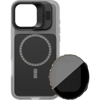 Pouzdro na mobilní telefon PolarPro Kit - LiteChaser iPhone 16 Pro Max BaseCase Clear + VND 3-5 Filter