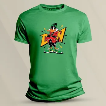 Dětské tričko s potiskem Cool Duck velikost 128 (7-8 let) Zelená