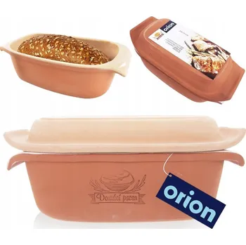 Nádoba na pečení Forma na pečení chleba Orion keramická s víkem 33x16 cm