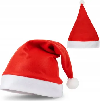 Karnevalový kostým MIKULÁŠSKÁ ČEPICE KOSTÝM SAMETOVÁ S BAMBULKOU VÁNOČNÍ OBLEČENÍ SVÁTKY