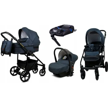 Kočárek Kočárek 4v1 BabyLux TRAILUX ALU - sportovní kočárek, hluboká korba, autosedačka ISOFIX