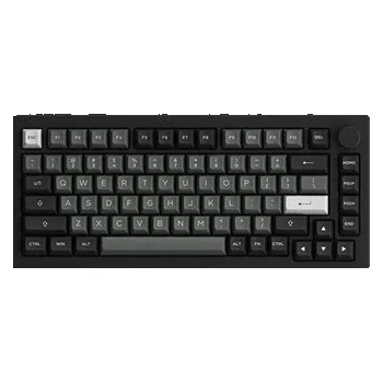 Klávesnice Bezdrátová klávesnice Akko 5075B Plus Black&Stříbrná / USB-C s anglickou klávesnicí