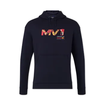 Pánská mikina Mikina Max Verstappen Red Bull Racing F1 Popart tmavě modrá, XXL