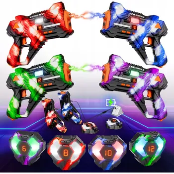 Dětská zbraň VATOS Nabíjecí Laser Tag 360° Combat pistole