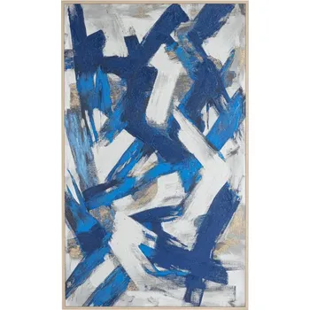 Obraz BIZZOTTO Obraz BOLD modrý 124x204 cm