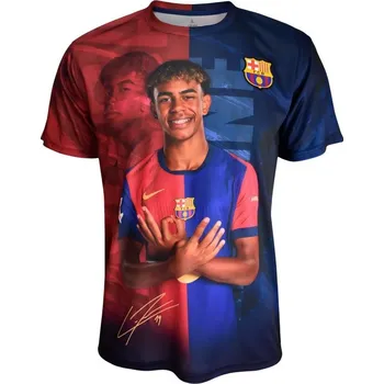Chlapecké tričko FC Barcelona Dětské sportovní tričko FC Barcelona, Lamine Yamal Velikost: 7-8 r