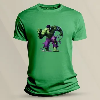 Dětské bavlněné tričko Zuřivý Hulk velikost 140 (9-11 let) Zelená