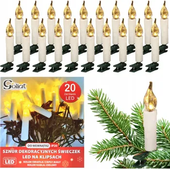 Vánoční dekorace Vánoční osvětlení na stromeček Goliat pro vnitřní použití, 5 m, 11-20 světýlek