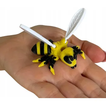 Figurka 3D Včela – kloubová, pohyblivá figurka, hračka, dárek