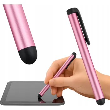 Dotykové Pero pro Telefon Tablet Kapacitní Dotykové Obrazovky Světle Růžový 10,5 cm