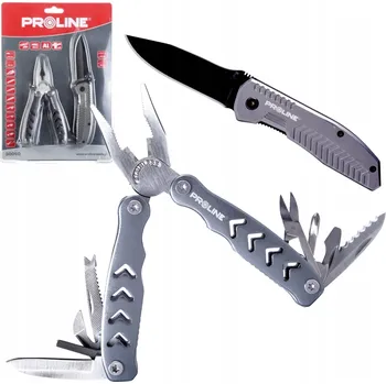 Kuchyňský nůž SADA VÍCEÚČELOVÉ KLEŠTĚ A UNIVERZÁLNÍ SKLÁDACÍ NŮŽ PROLINE 30060