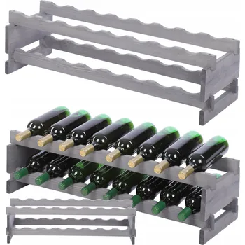 Stojan na víno Stojan na víno modulární regál na lahve 2x8 lahví PRO VŠECHNY TYPY LAHVÍ