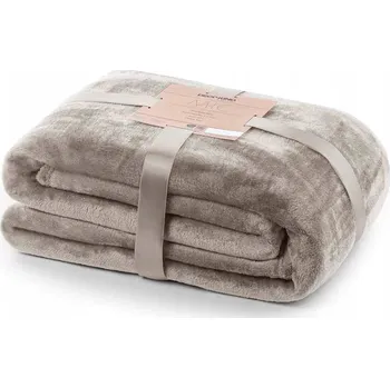 Prostěradlo Deka DecoKing z mikrovlákna 160 cm x 210 cm hnědá