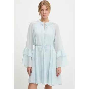 Dámské šaty Šaty Answear.LAB modrá barva, mini 11190.fos 50X, vel. S/M