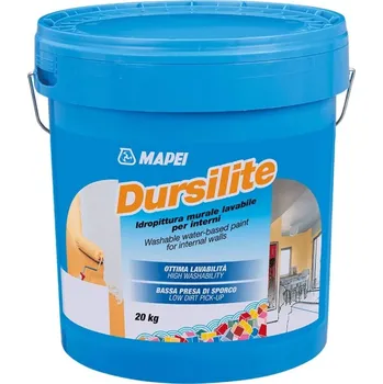 barva na zeď Mapei Interiérová barva Dursilite bílá 4 l DURSILITEBAZEP4B