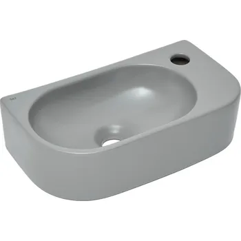 Umyvadlo Swiss aqua technologies Umývátko SAT Infinitio 40x21,5 cm šedá mat bez přepadu SATINF4021LGRM