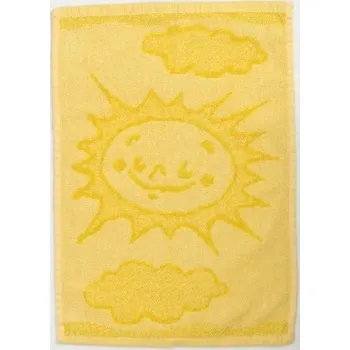 Dětský ručník BEBE slunce žlutý 30x50 cm