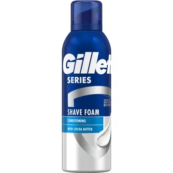 GILLETTE SERIES vyživující pěna na holení s kakaovým máslem, 200 Ml
