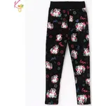 Dívčí zateplené legíny Kugo YL1131 černé