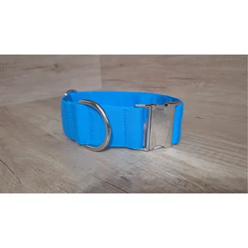 Obojek pro psa Softshellový obojek pro psa EXTRA ŠIROKÝ - NEBESKY MODRÁ, L