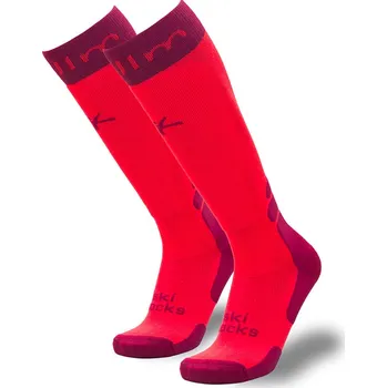 Dámské ponožky Lyžařské podkolenky COLLM PRO červené Velikost: S/M EUR 37-39