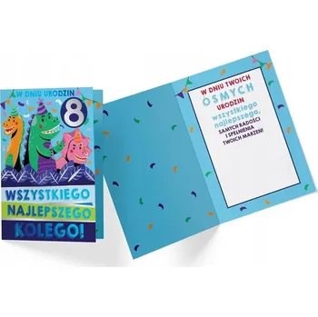 PŘÁNÍ K NAROZENINÁM PR-332 PRO CHLAPCE - 8 LET