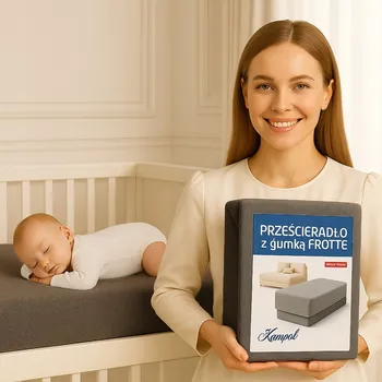 Prostěradlo POLSKÉ FROTÉ PROSTĚRADLO 100X210 TMAVĚ ŠEDÉ