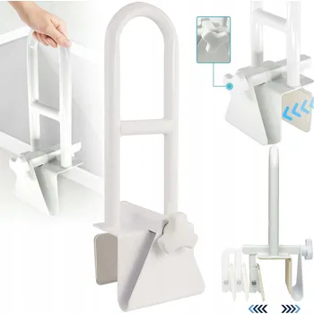 Madlo do koupelny KOUPELNOVÉ DRŽADLO NA VANU OCELOVÉ DO 120 KG NASTAVITELNÁ ŠÍŘKA ODOLNÉ