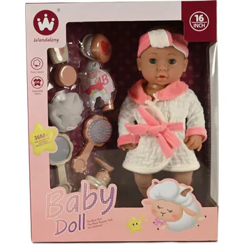 Panenka PANENKA DO KOUPELE MIMINKO V ŽUPANU 40 CM