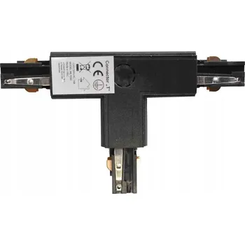 Bodové svítidlo MILAGRO Spojka pro lištový systém osvětlení, černá, 3 okruhy