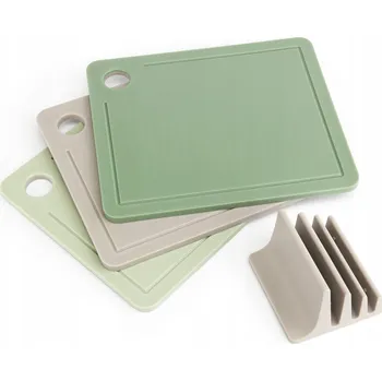 Kuchyňské prkénko Sada prkének na krájení se stojanem – pořádek, styl a efektivita