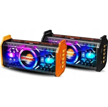 Bluetooth reproduktor Głośnik Bluetooth Boombox LED USB MP3 Bezdrátový přenosný mobilní HIT