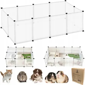 Obraz VELKÁ KOTEC VÝBĚH PRO KRÁLÍKY KOČKY PSA ŠTĚŇAT 125 x 63 cm