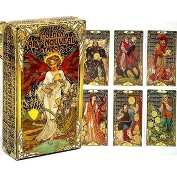 Karty na Tarot – Sada karet pro věštění GOLDEN ART NOUVEAU TAROT MINI
