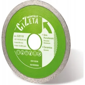 Řezný kotouč Diamantový kotouč Montolit CZ115 115 mm