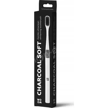 Zubní kartáček Kartáček na zuby woom Charcoal Soft – účinný