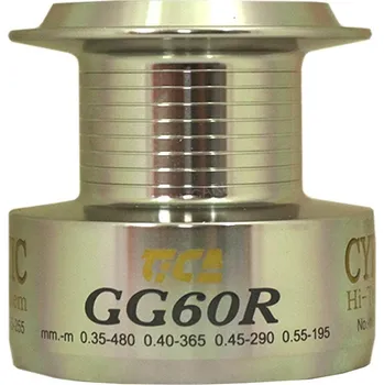 Rybářský naviják TICA cívka Cybernetic GG 60 (Originální ALU cívka k Tica Cybernetic.)