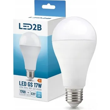 Žárovka LED žárovka GS 17W E27 6500K LED2B Studená bílá do kanceláře, obchodu, ordinace