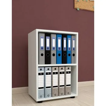 Knihovna Casarredo Regál s policemi KIERA 2 barva bílá