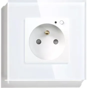 Elektrická zásuvka WIFI ZÁSUVKA SKLENĚNÁ DOTYKOVÁ TUYA 16A