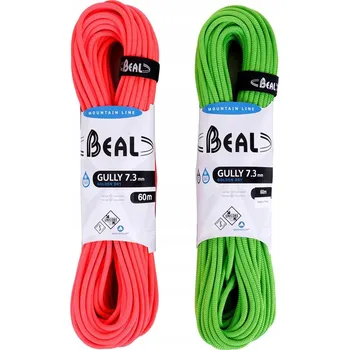 Lano Dynamické lano Gully Unicore 7,3 mm 2x60 m Golden