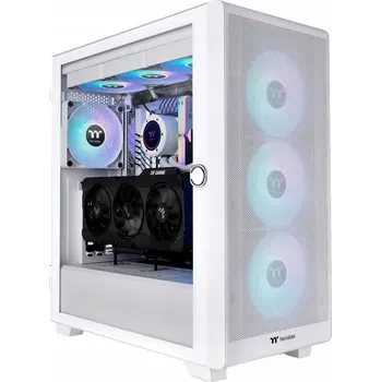 PC skříň Thermaltake S250 TG Midi Tower Bílý