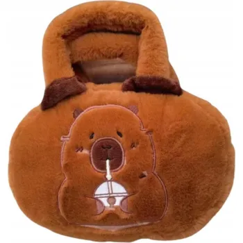 plyšák Plyšová taška s kapybarou, 20 cm