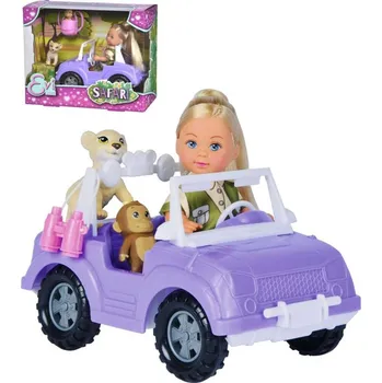 Panenka Simba Toys S 5733648 panenka Evička safari s autem